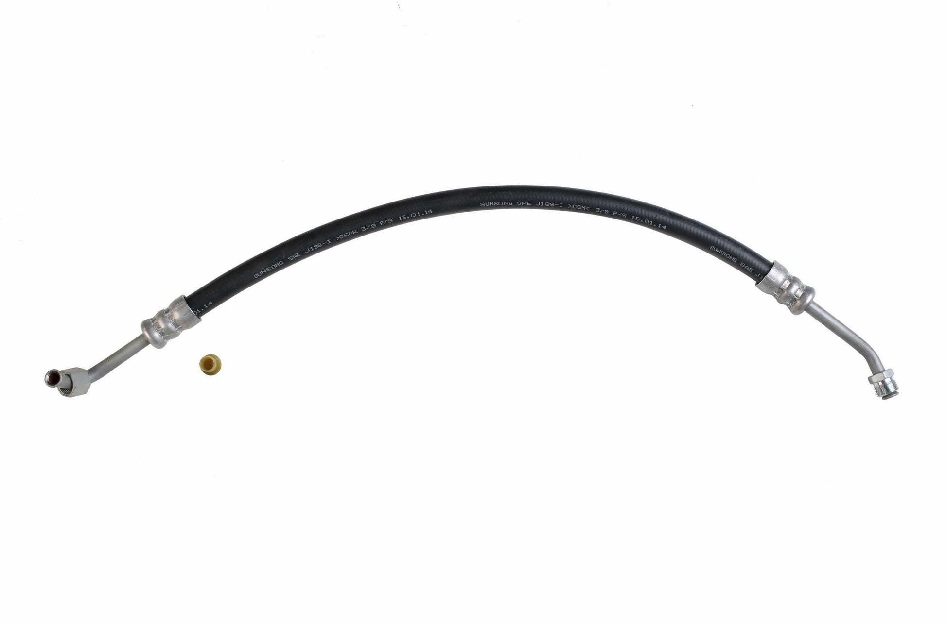 Front View of Power Steering Pressure Line Hose Assembly SUNSONG 3401969