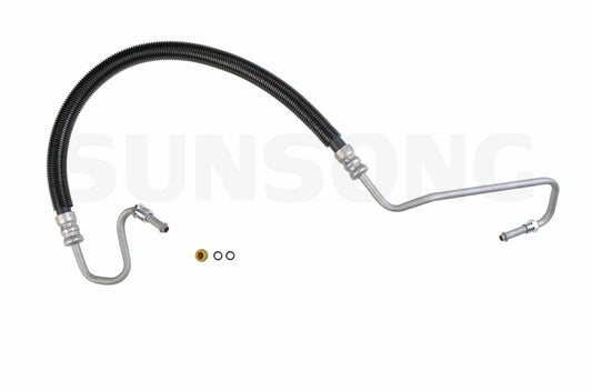 Angle View of Power Steering Pressure Line Hose Assembly SUNSONG 3402137