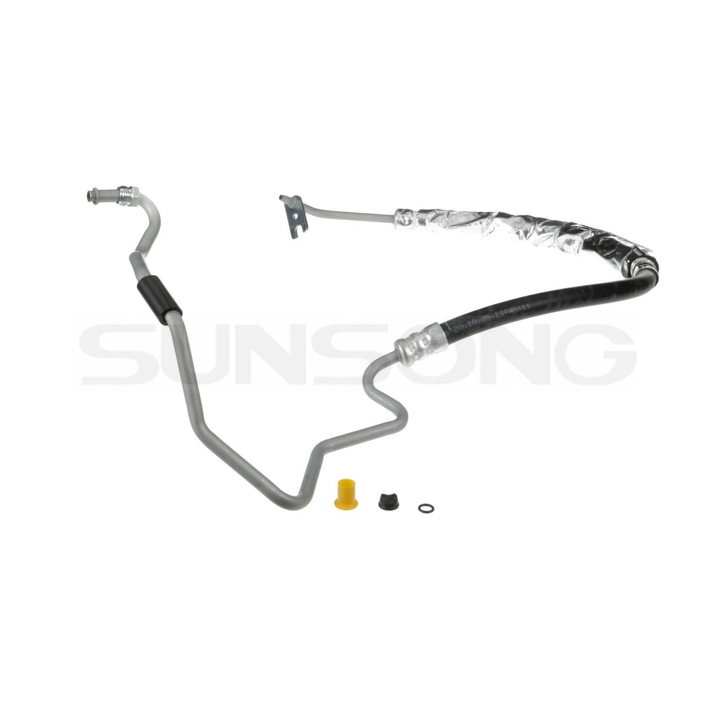 Front View of Power Steering Pressure Line Hose Assembly SUNSONG 3402220