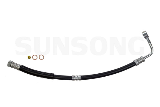 Angle View of Power Steering Pressure Line Hose Assembly SUNSONG 3402259