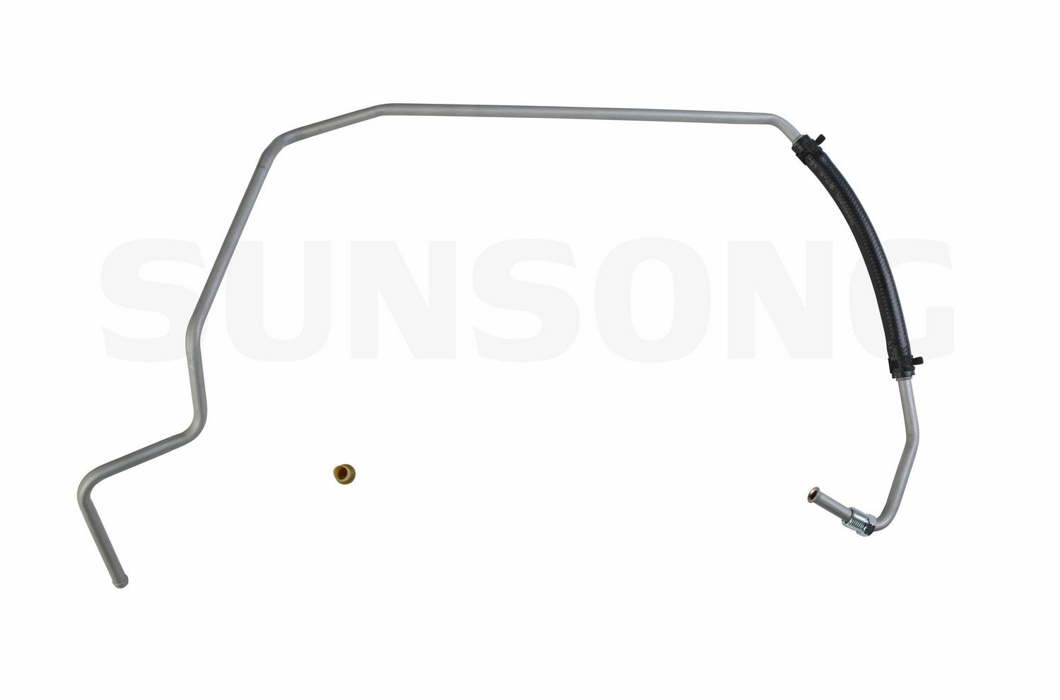 Front View of Power Steering Return Line Hose Assembly SUNSONG 3402293