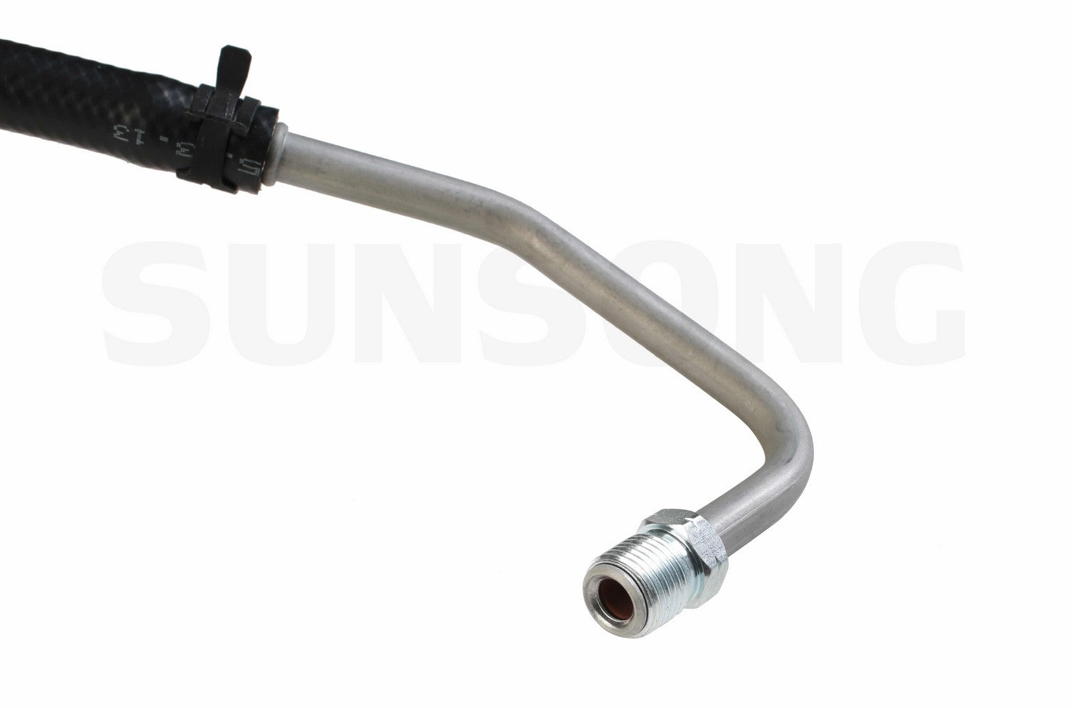 Right View of Power Steering Return Line Hose Assembly SUNSONG 3402293