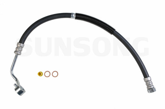 Angle View of Power Steering Pressure Line Hose Assembly SUNSONG 3402315