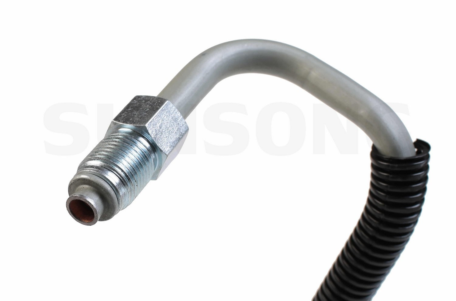 Left View of Power Steering Pressure Line Hose Assembly SUNSONG 3402350