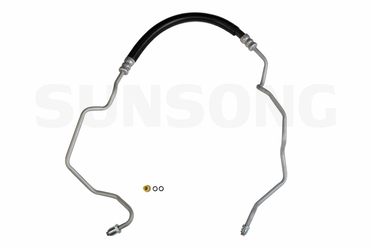 Angle View of Power Steering Pressure Line Hose Assembly SUNSONG 3402368