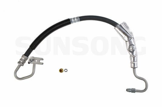 Angle View of Power Steering Pressure Line Hose Assembly SUNSONG 3402369