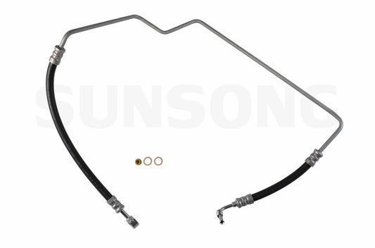 Angle View of Power Steering Pressure Line Hose Assembly SUNSONG 3402486