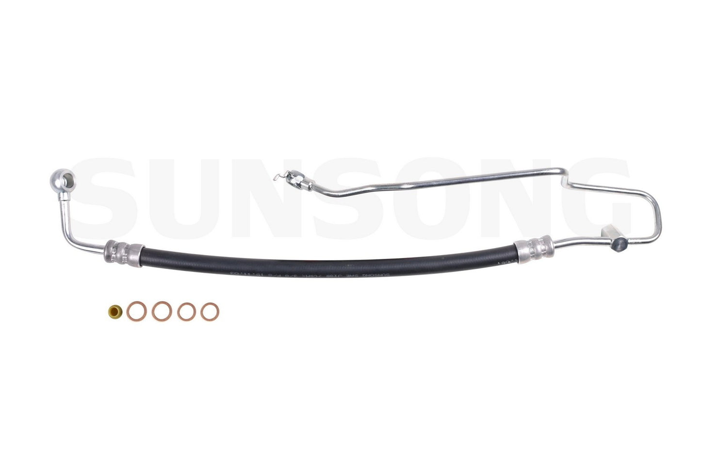 Angle View of Power Steering Pressure Line Hose Assembly SUNSONG 3402512