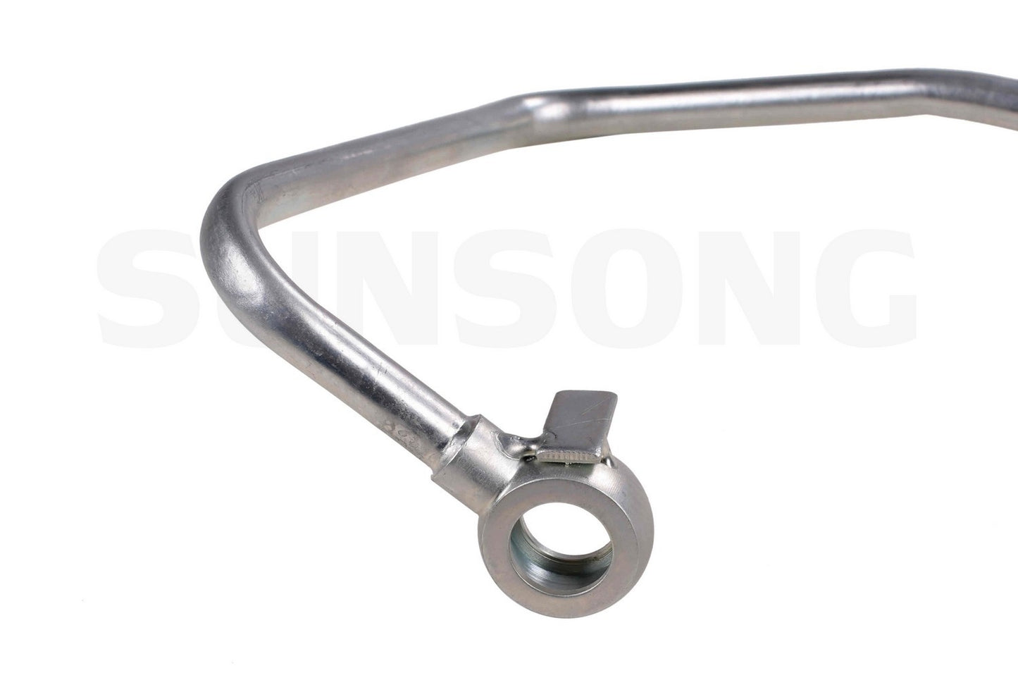 Left View of Power Steering Pressure Line Hose Assembly SUNSONG 3402544