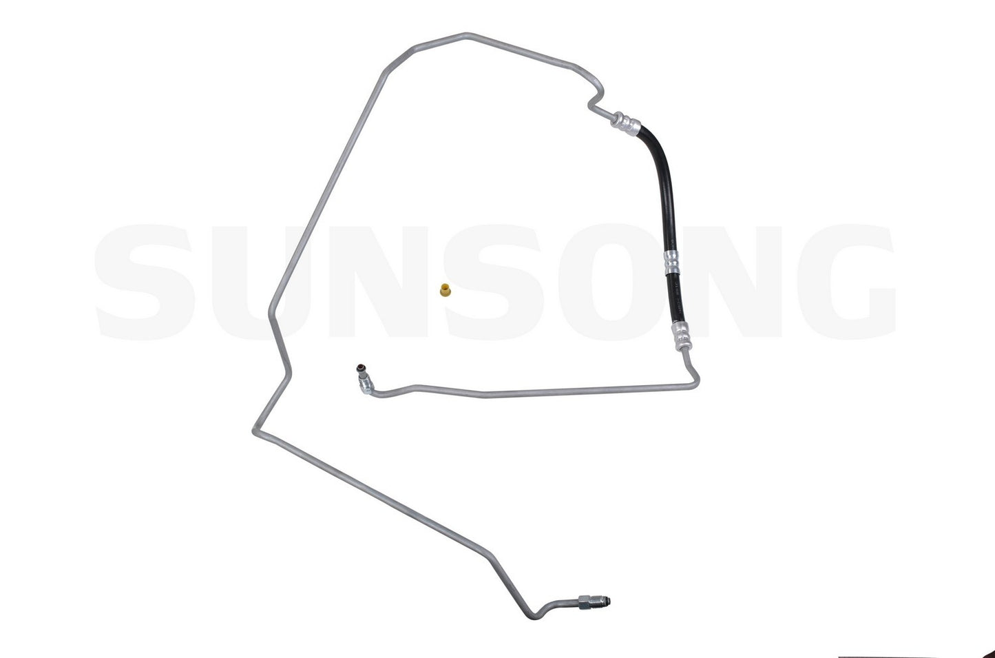 Angle View of Power Steering Pressure Line Hose Assembly SUNSONG 3402949