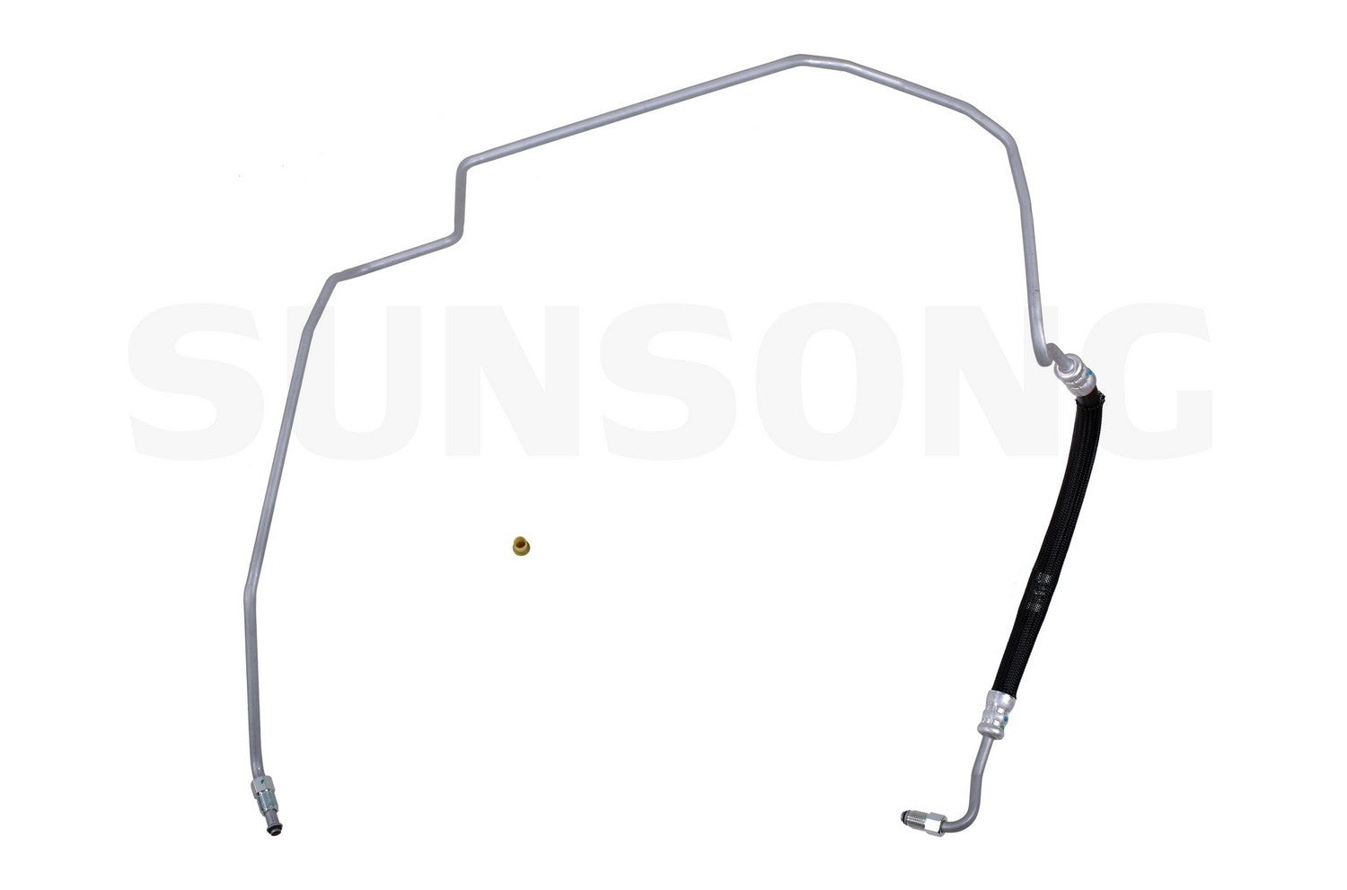 Angle View of Power Steering Pressure Line Hose Assembly SUNSONG 3402954