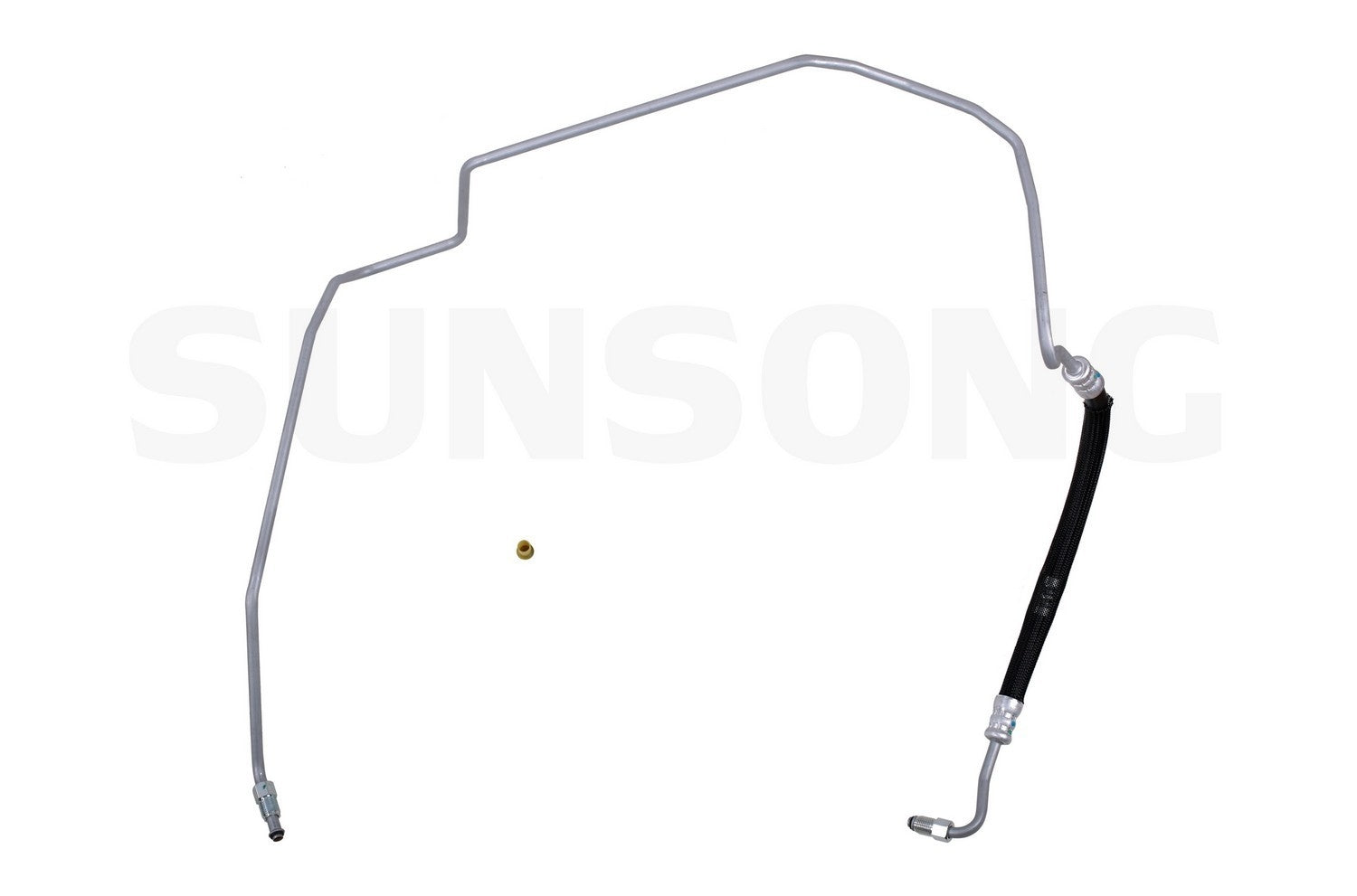 Front View of Power Steering Pressure Line Hose Assembly SUNSONG 3402954