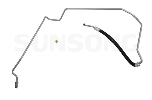 Front View of Power Steering Pressure Line Hose Assembly SUNSONG 3402957