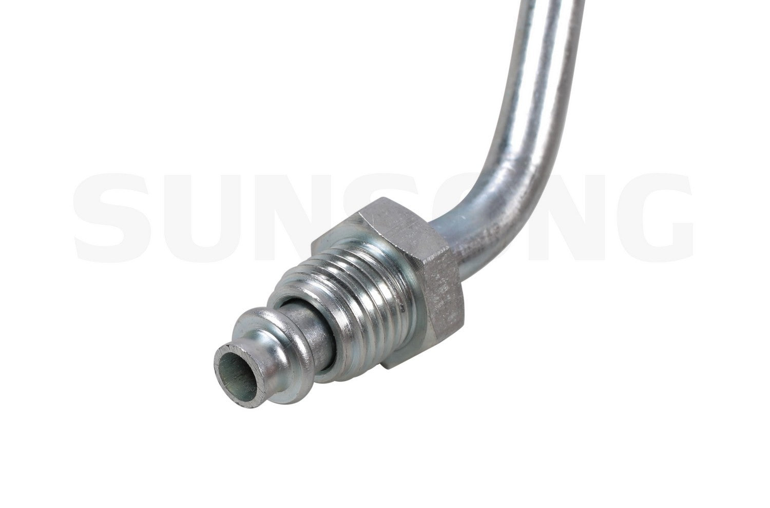 Left View of Power Steering Pressure Line Hose Assembly SUNSONG 3403260