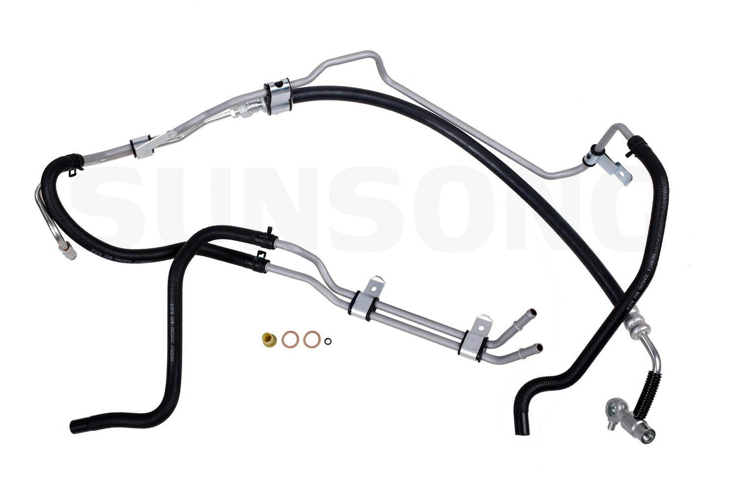 Angle View of Power Steering Hose Assembly SUNSONG 3403666