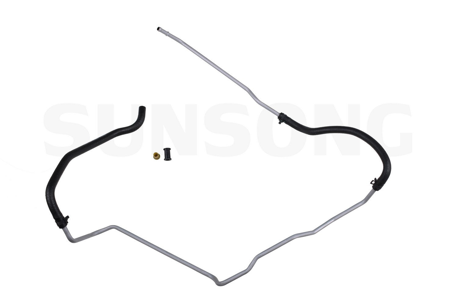 Angle View of Power Steering Return Line Hose Assembly SUNSONG 3403667