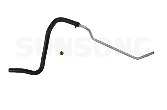 Angle View of Power Steering Return Line Hose Assembly SUNSONG 3403668