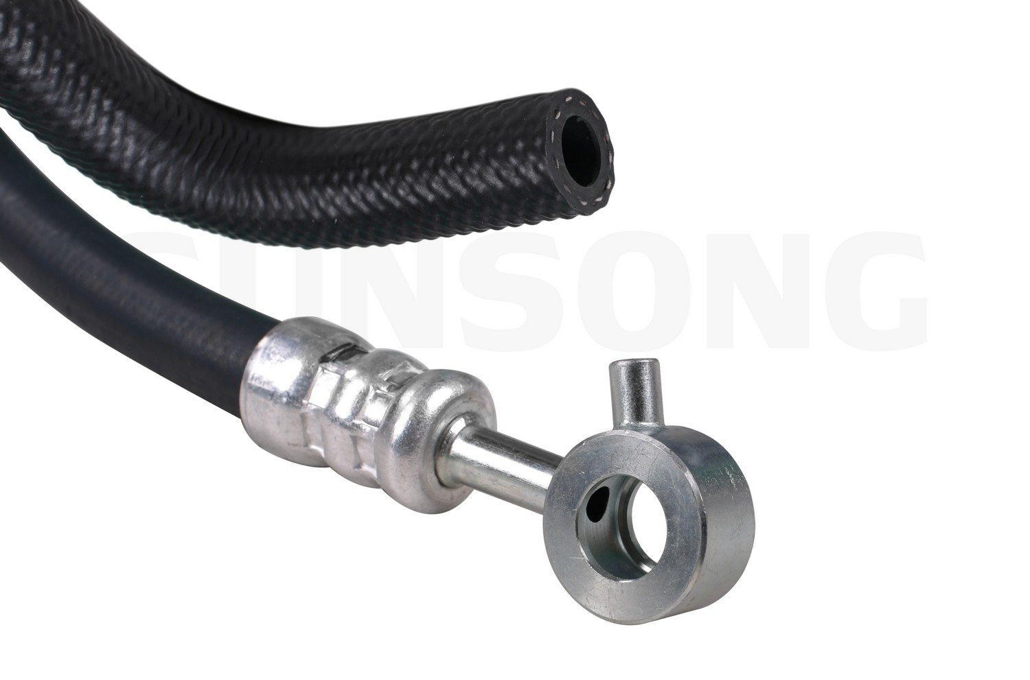 Left View of Power Steering Hose Assembly SUNSONG 3403669