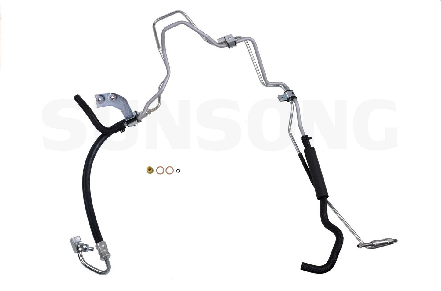 Angle View of Power Steering Hose Assembly SUNSONG 3403677