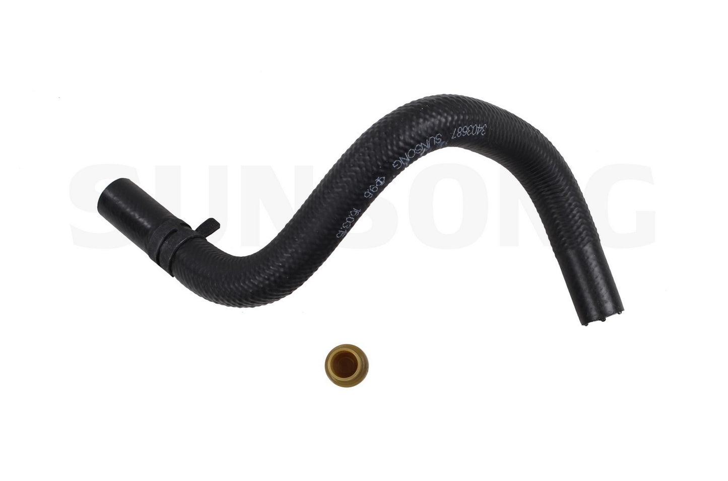 Angle View of Power Steering Return Line Hose Assembly SUNSONG 3403687