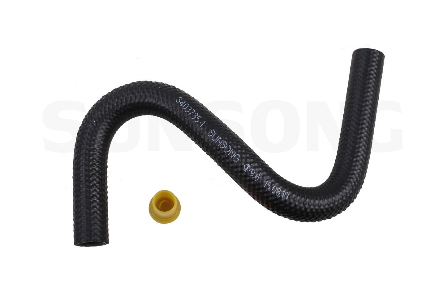 Angle View of Power Steering Return Line Hose Assembly SUNSONG 3403735