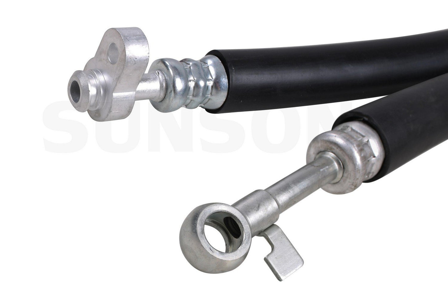 Left View of Power Steering Hose Assembly SUNSONG 3403779