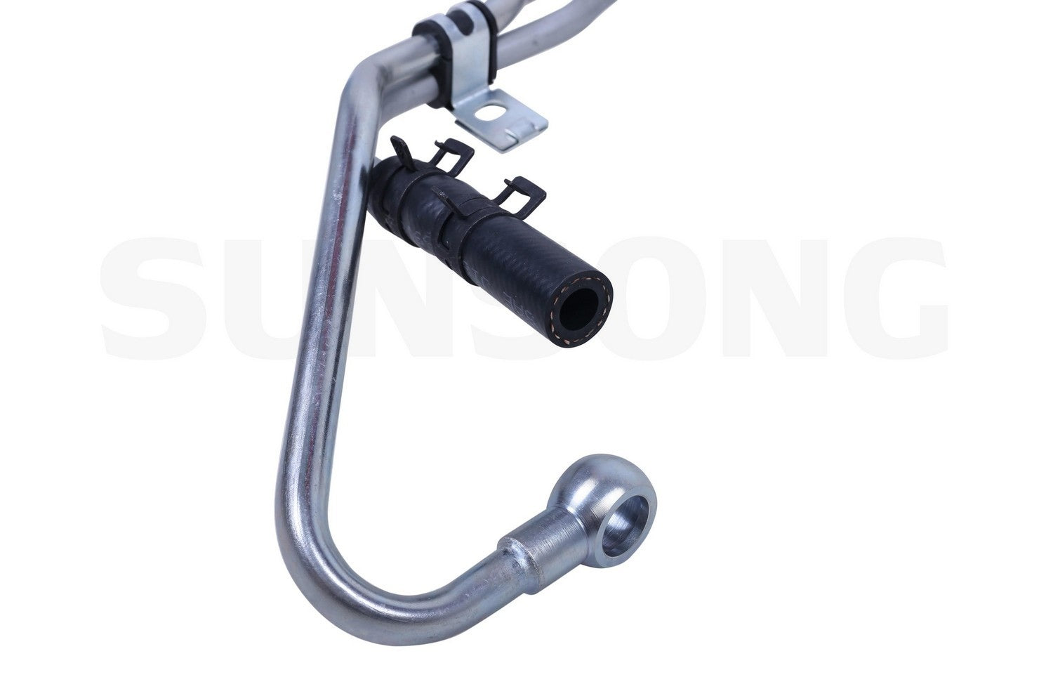 Left View of Power Steering Hose Assembly SUNSONG 3403947