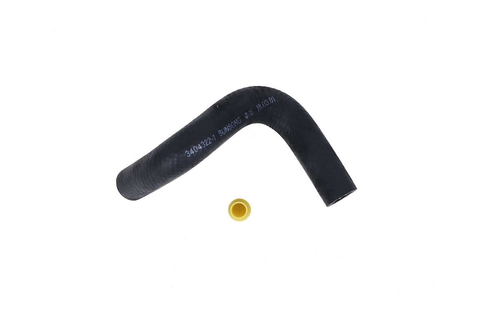 Front View of Power Steering Reservoir Hose SUNSONG 3404322