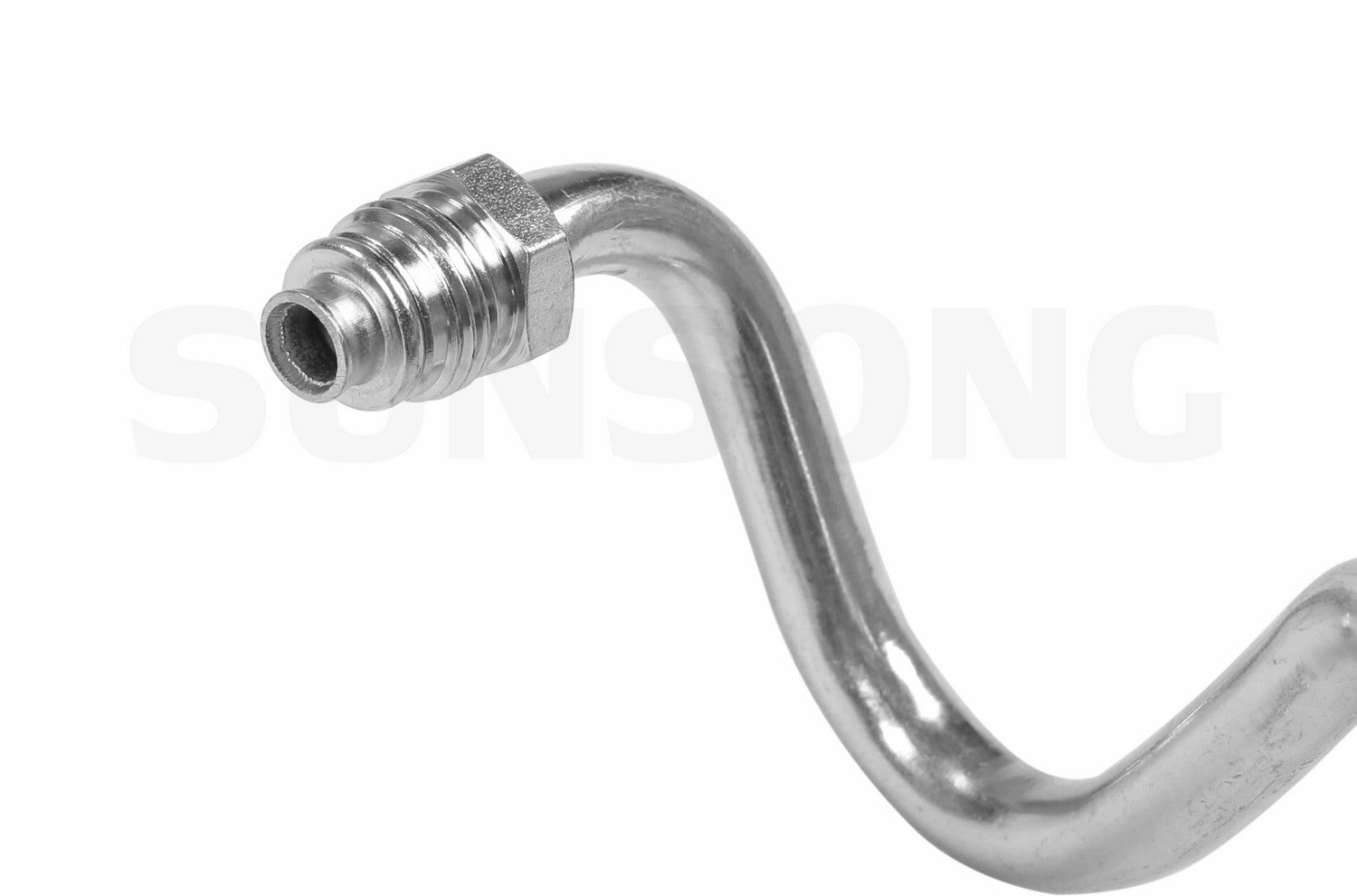 Left View of Power Steering Pressure Line Hose Assembly SUNSONG 3601311