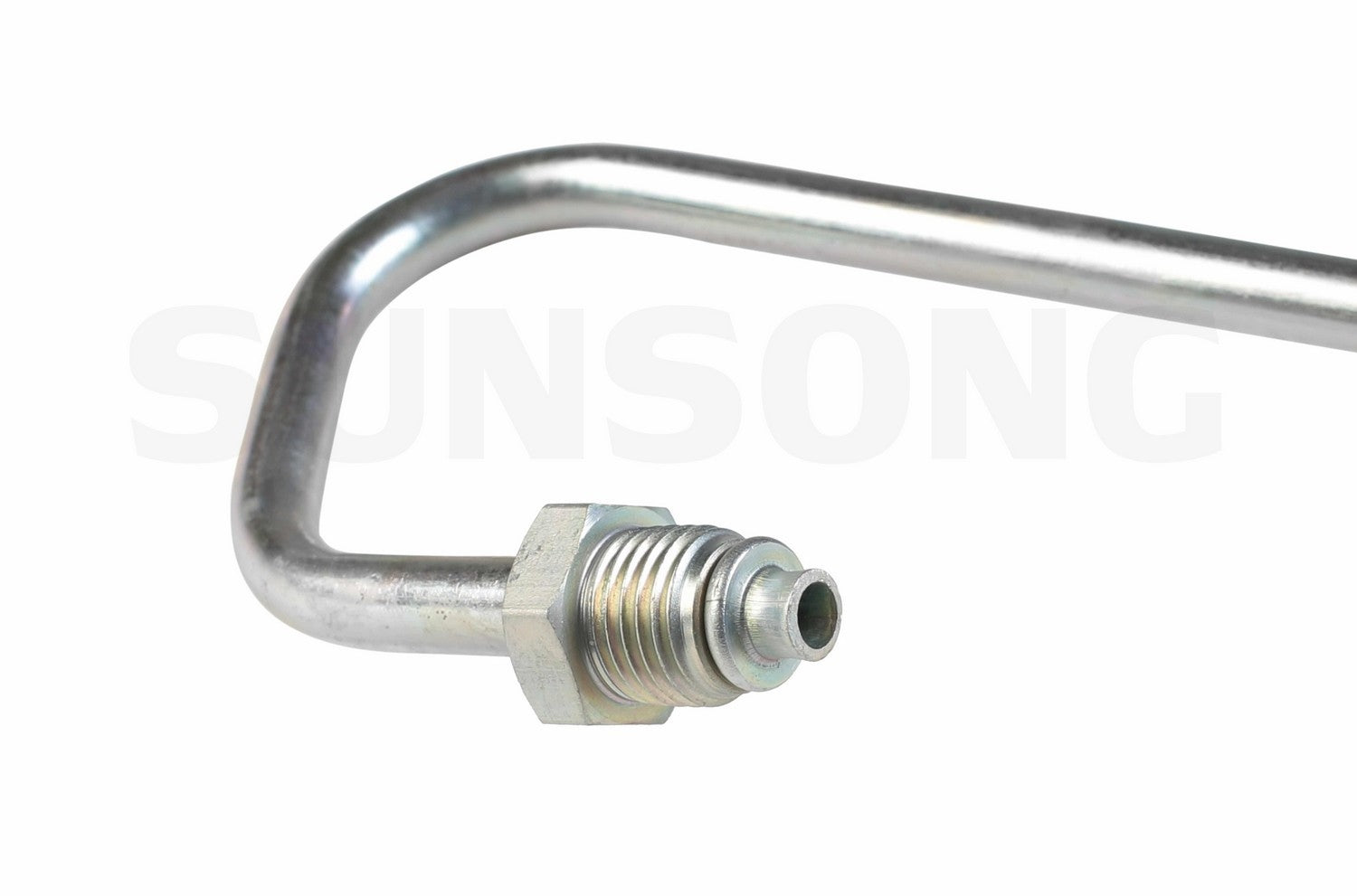 Left View of Power Steering Pressure Line Hose Assembly SUNSONG 3602252