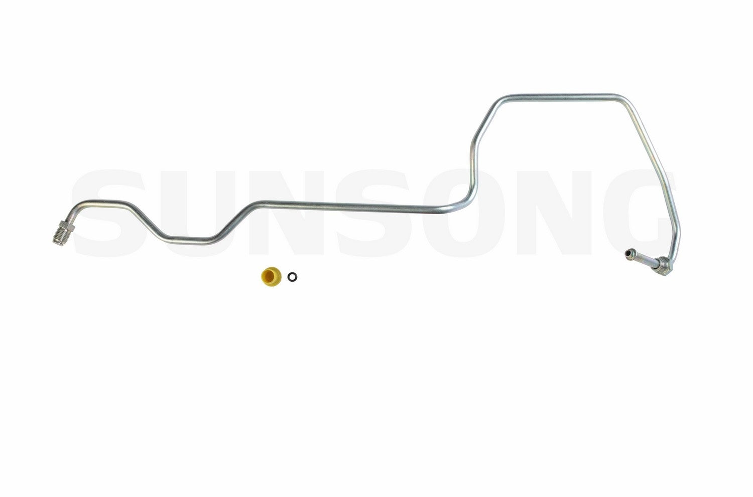 Front View of Power Steering Pressure Line Hose Assembly SUNSONG 3602341