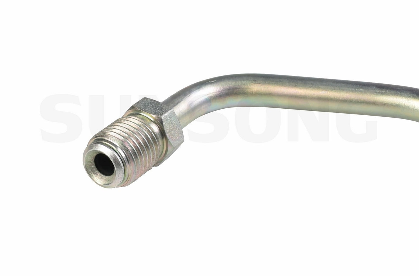 Left View of Power Steering Pressure Line Hose Assembly SUNSONG 3602341