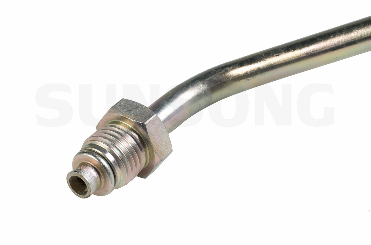 Left View of Power Steering Pressure Line Hose Assembly SUNSONG 3602492