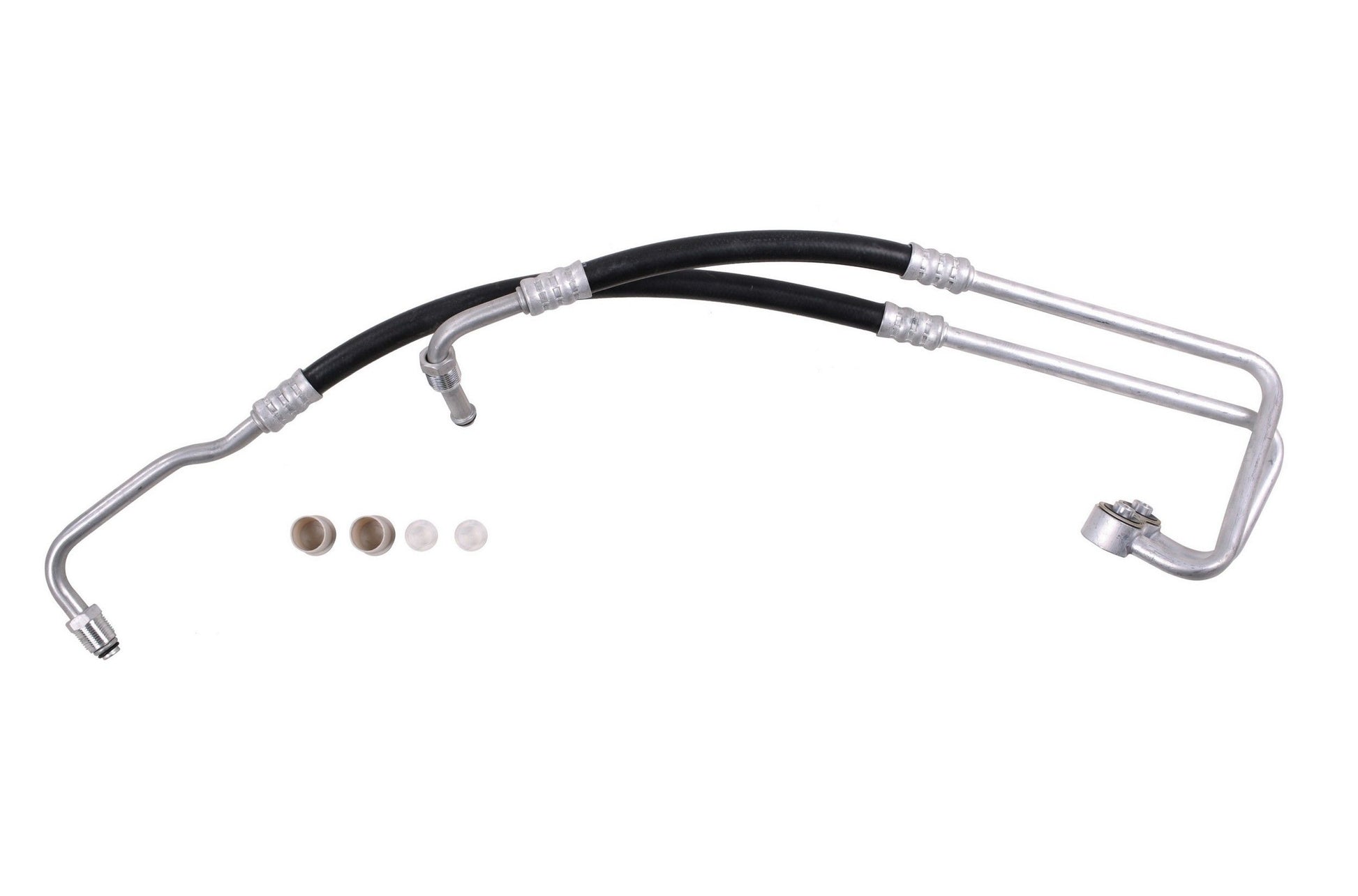 Front View of Engine Oil Cooler Hose Assembly SUNSONG 5801014