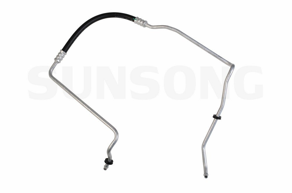 Angle View of Upper Automatic Transmission Oil Cooler Hose Assembly SUNSONG 5801017