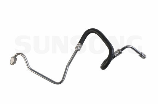 Angle View of Engine Oil Cooler Hose Assembly SUNSONG 5801029