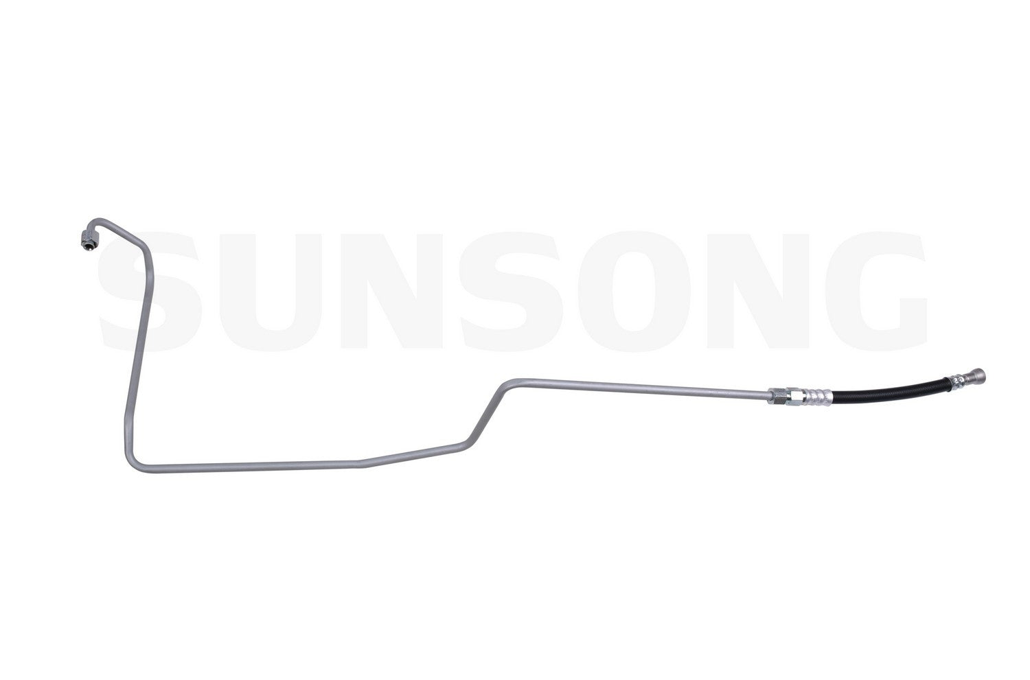 Angle View of Upper Automatic Transmission Oil Cooler Hose Assembly SUNSONG 5801204