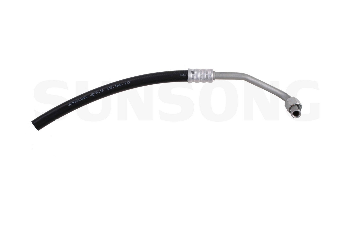 Angle View of Upper Automatic Transmission Oil Cooler Hose Assembly SUNSONG 5801217