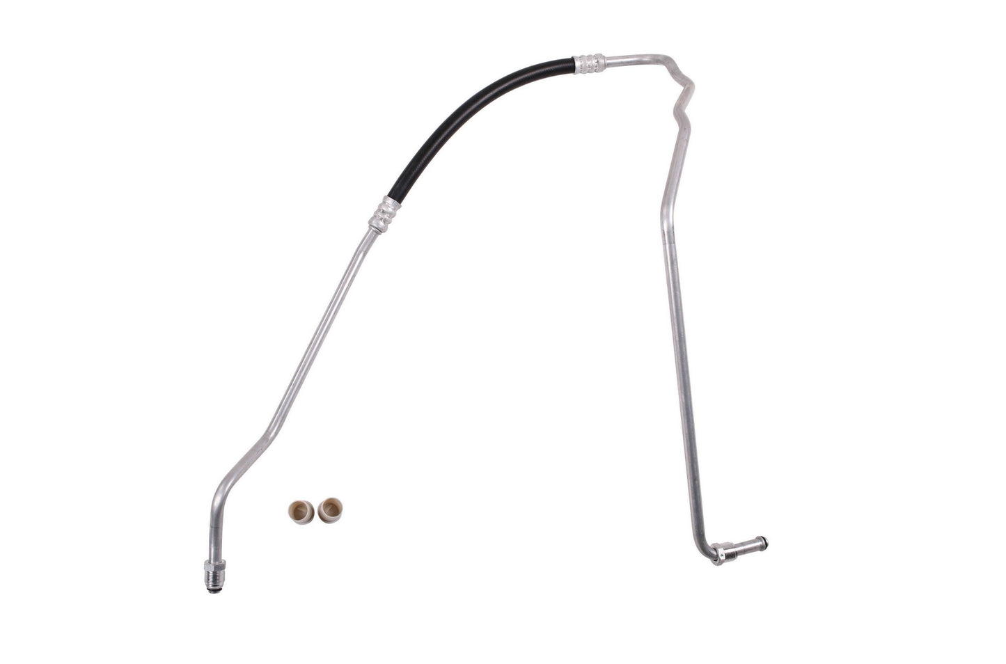 Front View of Upper Engine Oil Cooler Hose Assembly SUNSONG 5801253