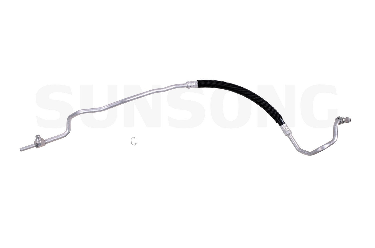 Angle View of Engine Oil Cooler Hose Assembly SUNSONG 5801265