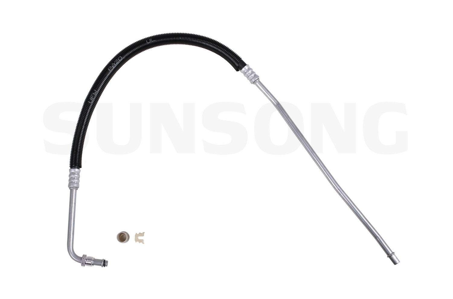 Angle View of Engine Oil Cooler Hose Assembly SUNSONG 5801268