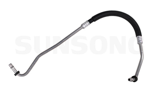 Angle View of Engine Oil Cooler Hose Assembly SUNSONG 5801297