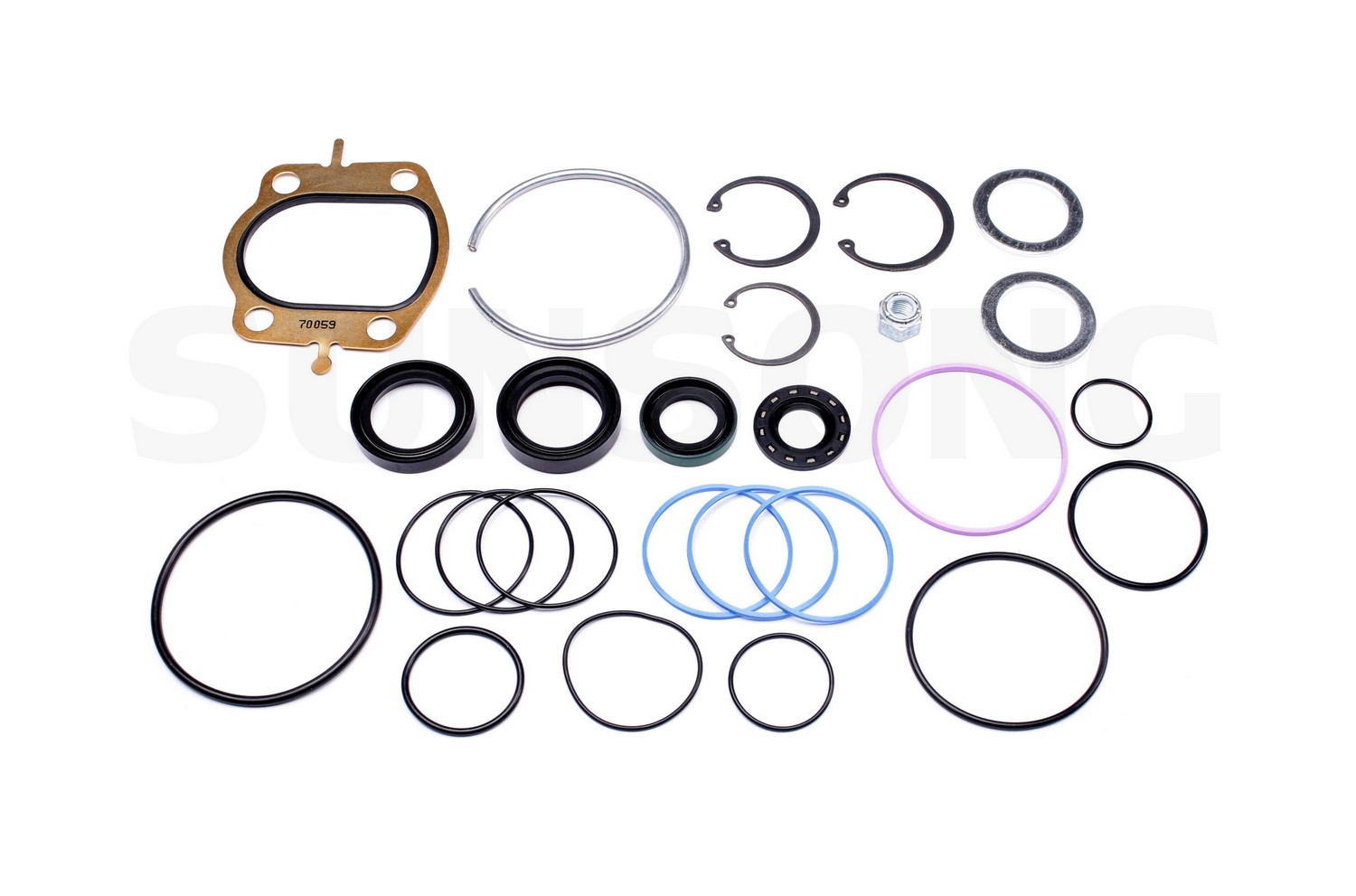 Angle View of Steering Gear Seal Kit SUNSONG 8401078