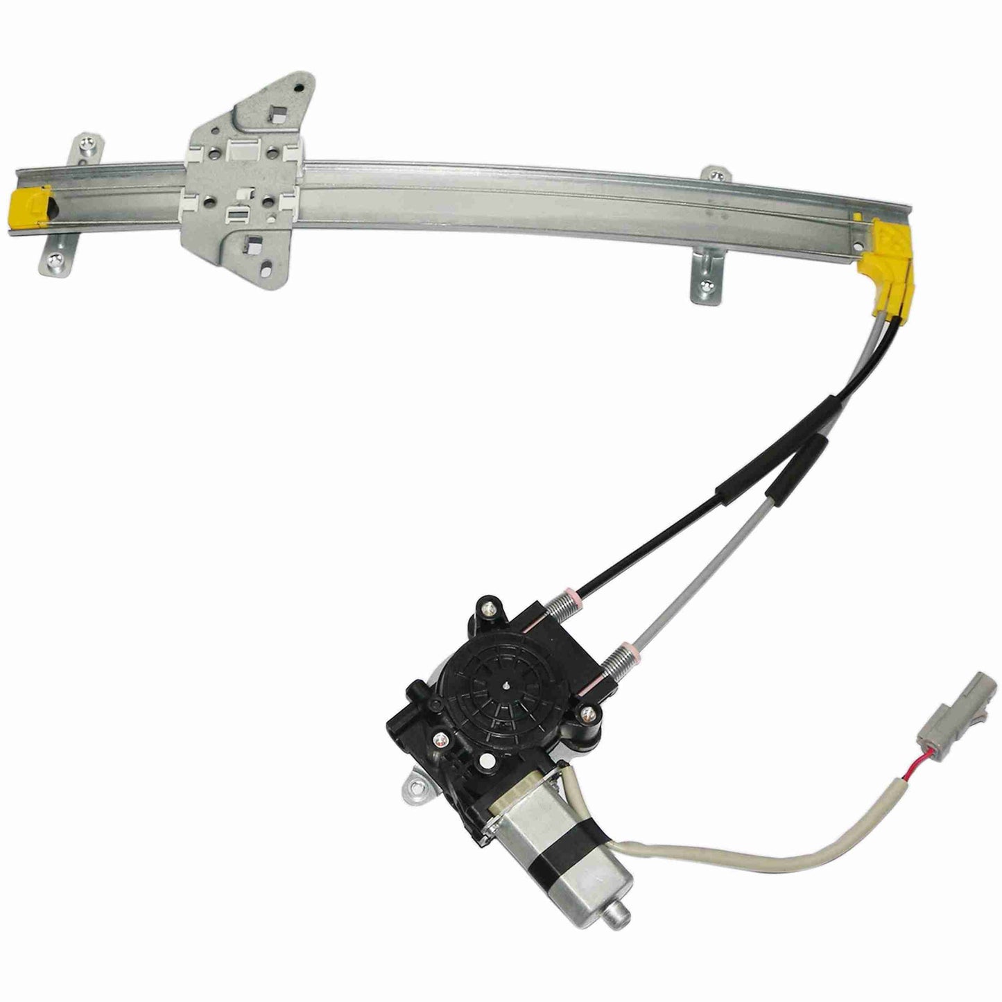 Back View of Front Right Power Window Motor and Regulator Assembly TRAKMOTIVE 21-0338