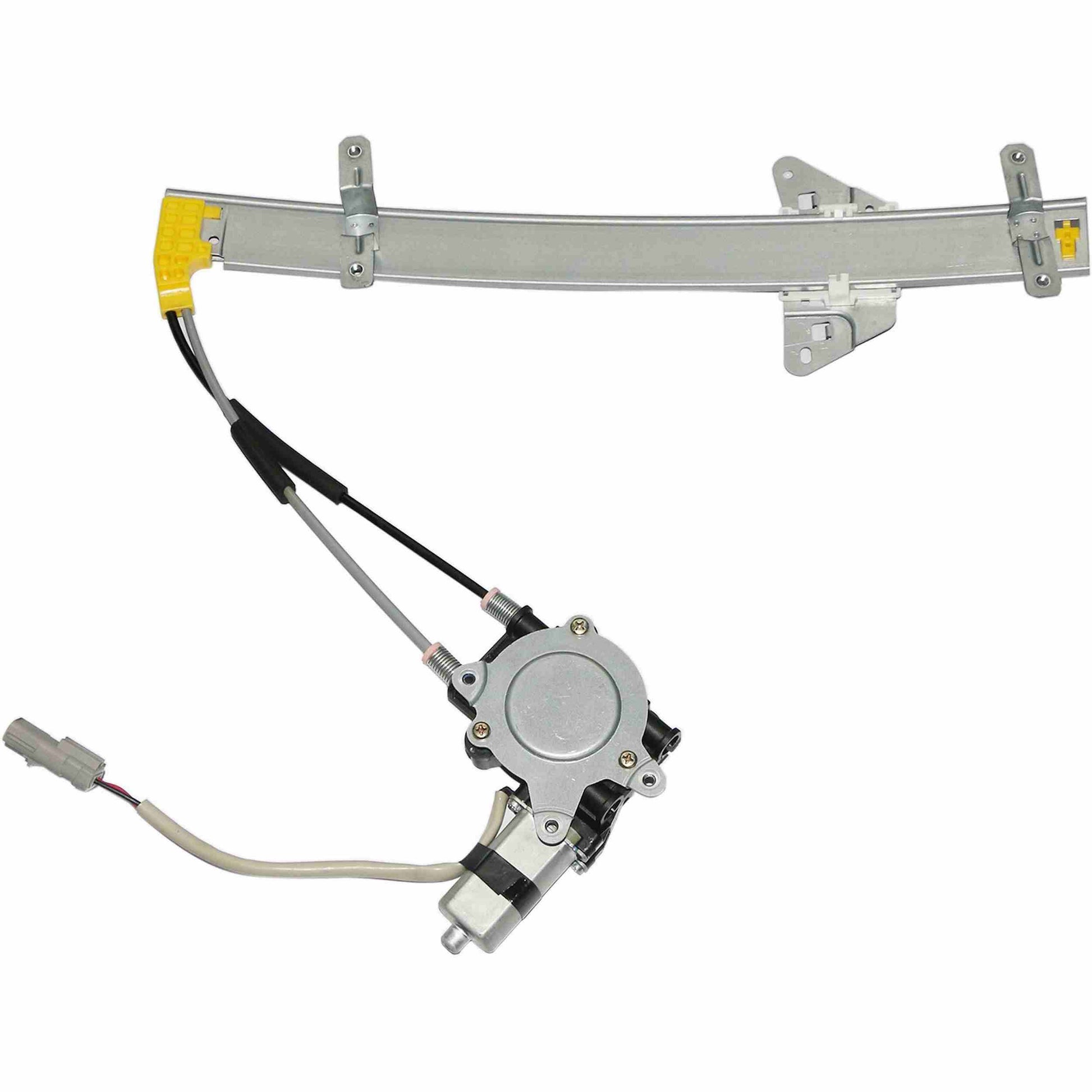 Front View of Front Right Power Window Motor and Regulator Assembly TRAKMOTIVE 21-0338