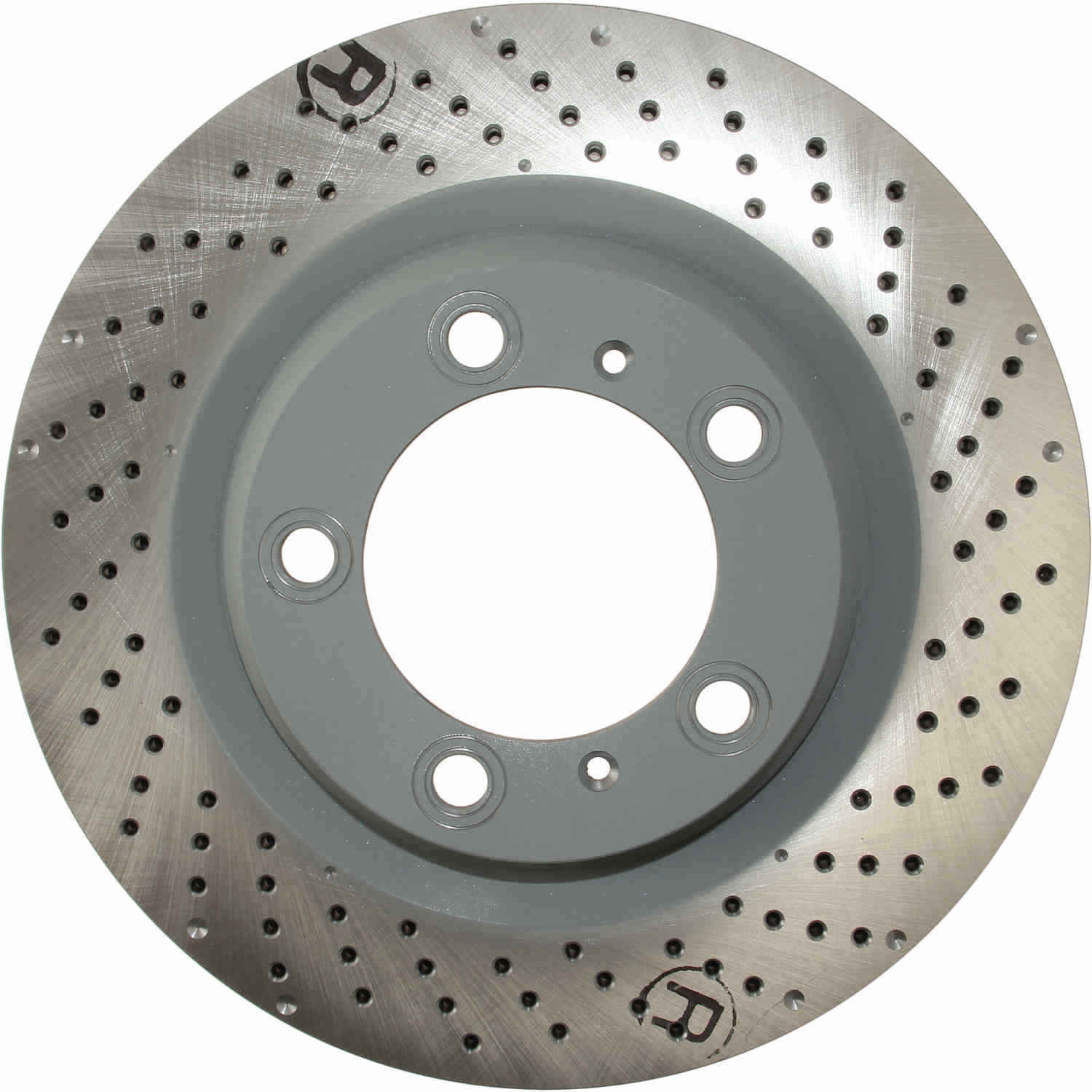 Front View of Rear Right Disc Brake Rotor SEBRO 205860C