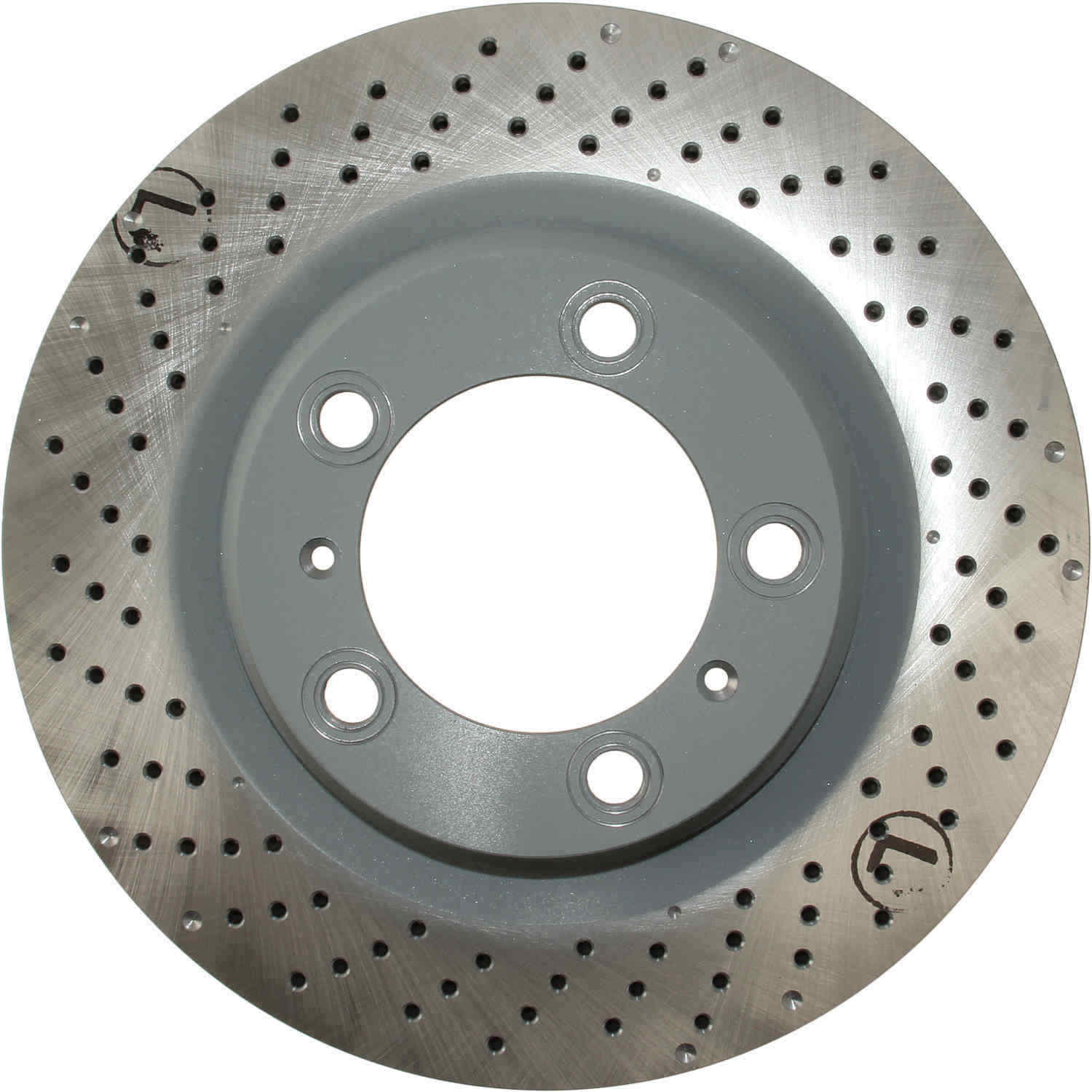 Front View of Rear Left Disc Brake Rotor SEBRO 205861C