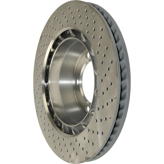 Top View of Rear Left Disc Brake Rotor SEBRO 205861C