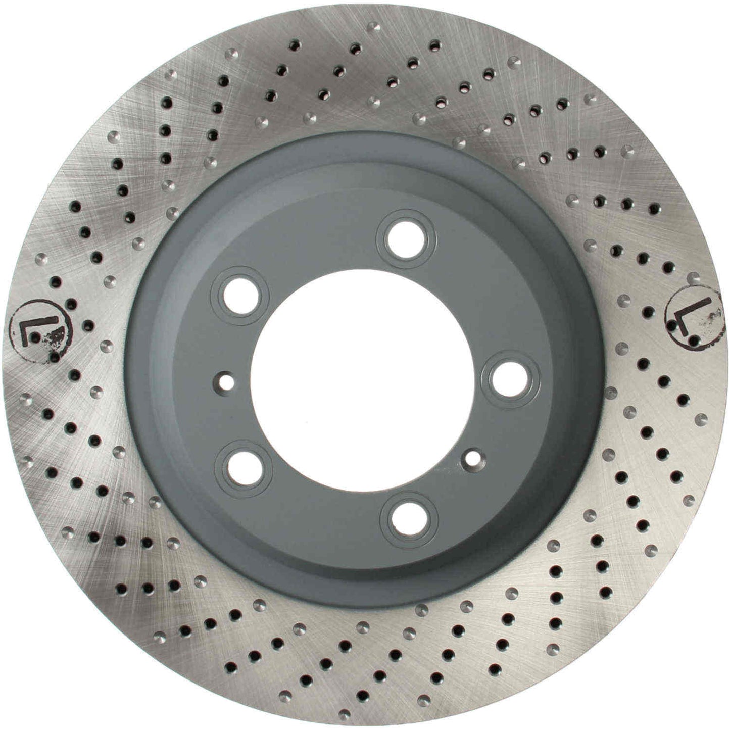 Front View of Front Left Disc Brake Rotor SEBRO 205881C