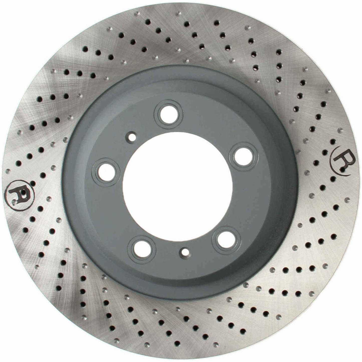 Front View of Front Right Disc Brake Rotor SEBRO 205882C